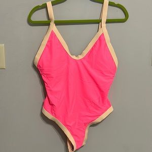 Pink Lily Hot Pink One Piece Swimsuit
